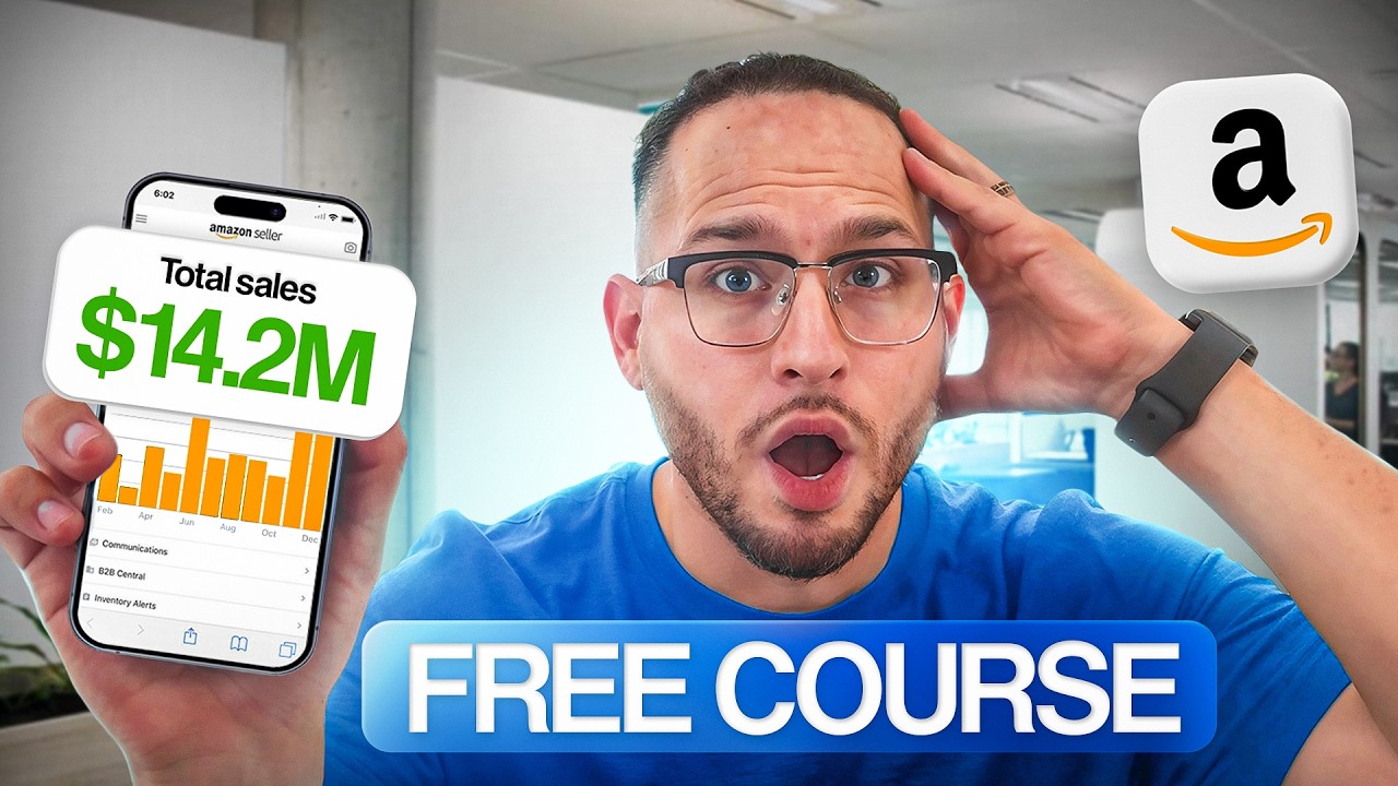 FREE Amazon FBA Course | COMPLETE Step by Step Tutorial For Beginners 2025