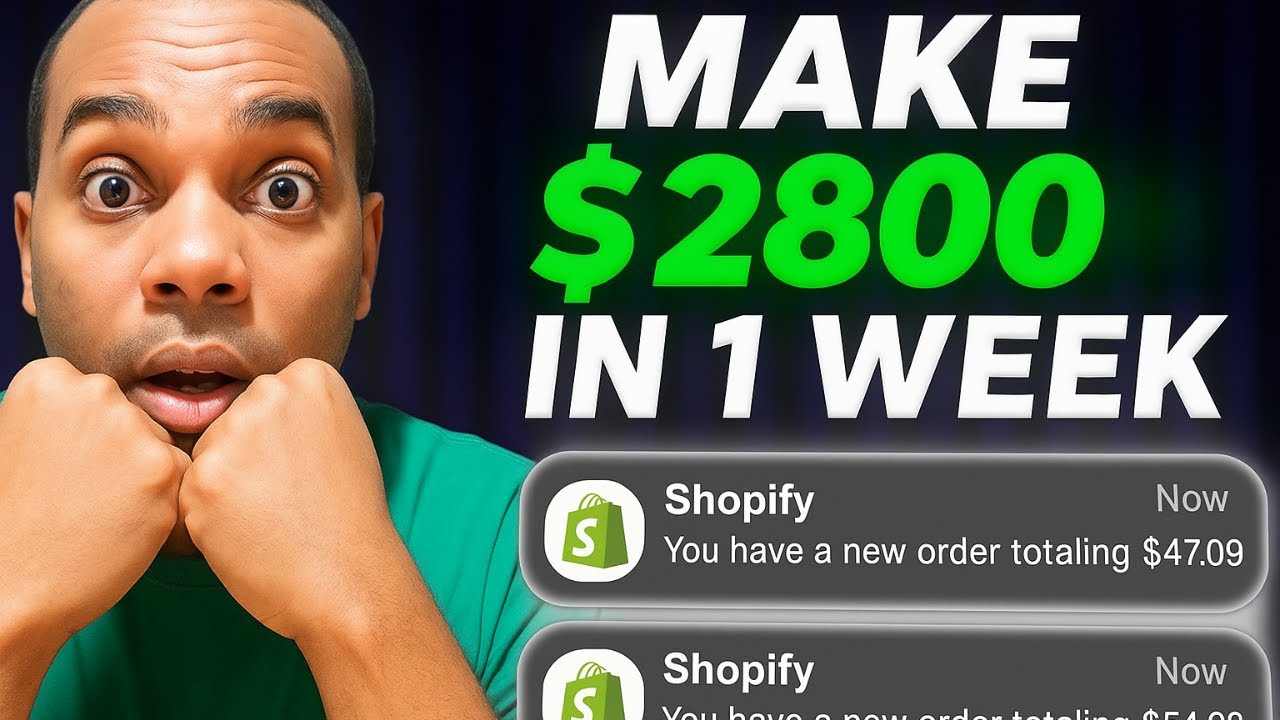How I Generate $2,800+ On Shopify Dropshipping [Step by Step Tutorial For Beginners] - Part II