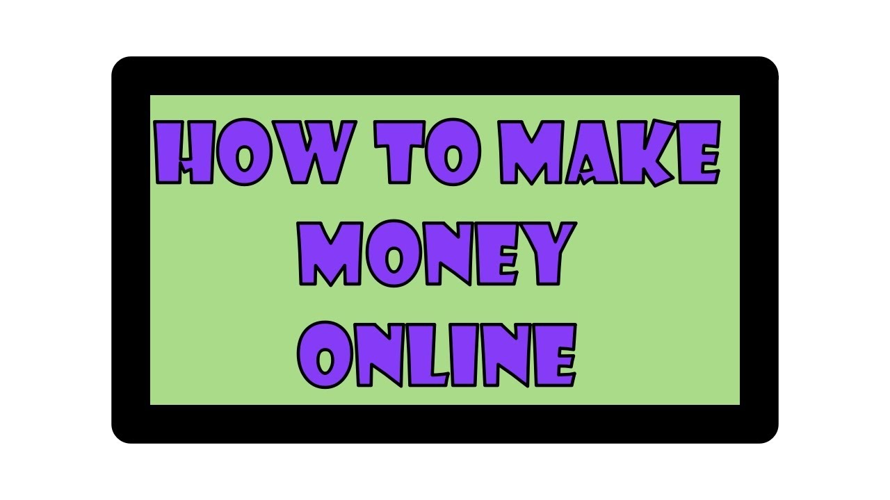 How to make money online - the 3 tips