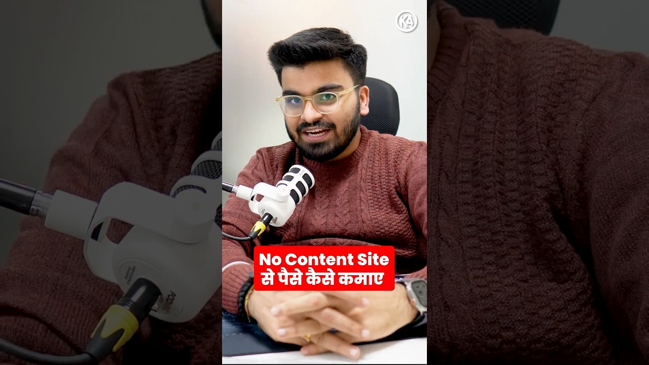 No Content Website Step-by-step Tutorial With Script | Blogging Roadmap 2025 #kushalarora #shorts