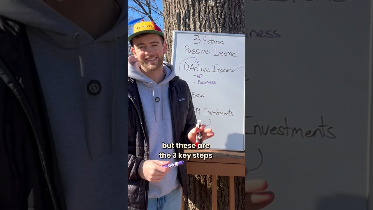 The 3 steps to passive income in 2025