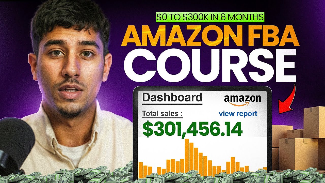 FREE 2 Hour Amazon FBA Course For Beginners | Complete A-Z STEP-BY STEP Blueprint (2025)