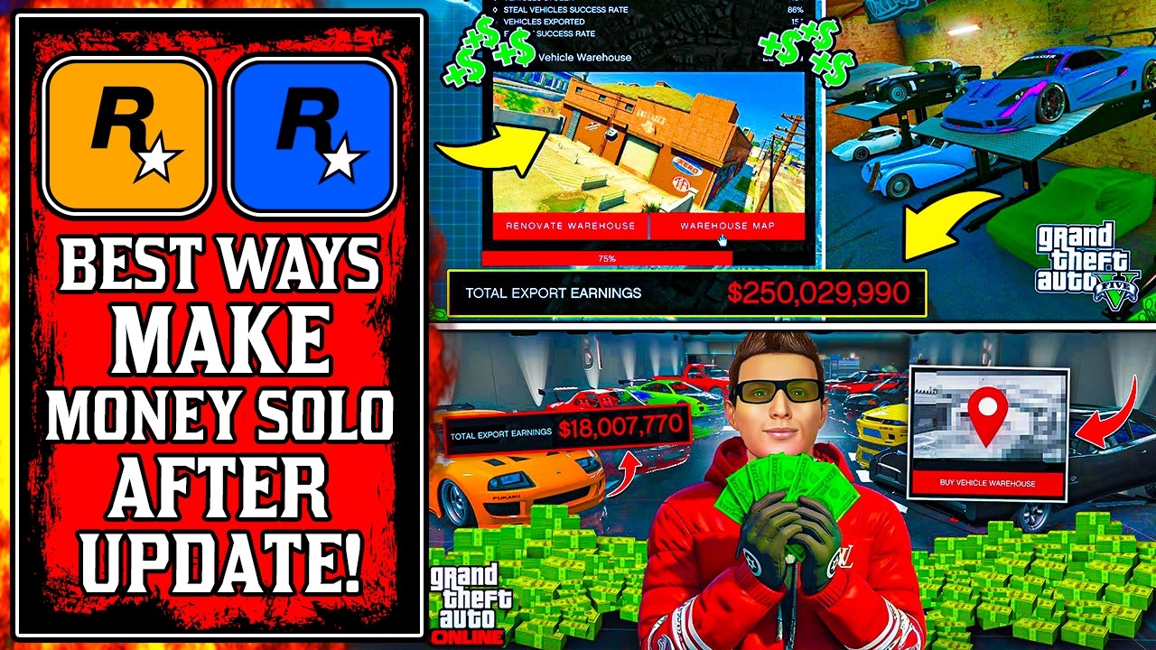 THIS PRINTS MONEY! BEST WAYS To Make Millions SOLO After UPDATE in GTA Online! (GTA5 Fast Money)