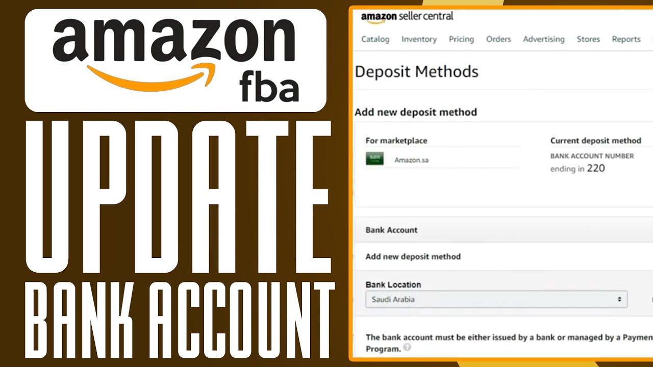 How To Update Your Bank Account On Amazon (2025) Amazon FBA Tutorial