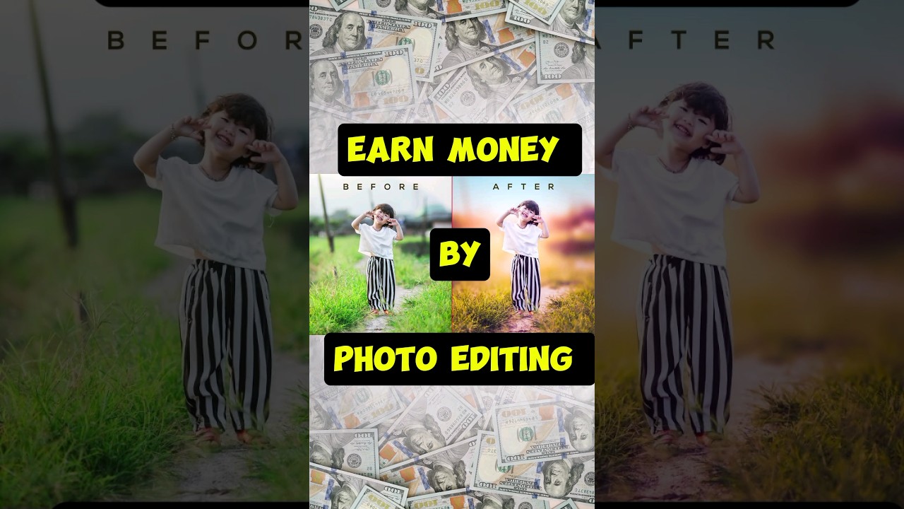 Earn Money Online by Photo Editing | Photo Editing se Paise kaise Kamaye  #earnmoneyonline #shorts