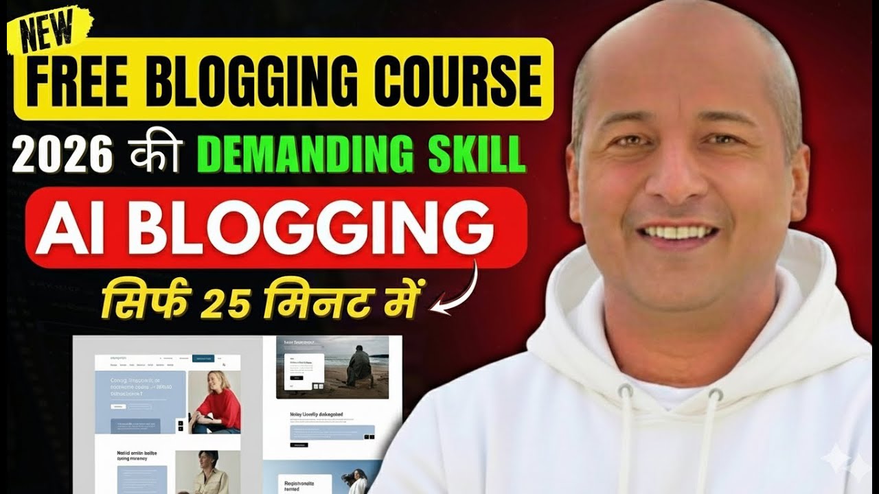 Most Demanding AI Skill of 2026 | Free Course AI Blogging for Beginners Using Facebook