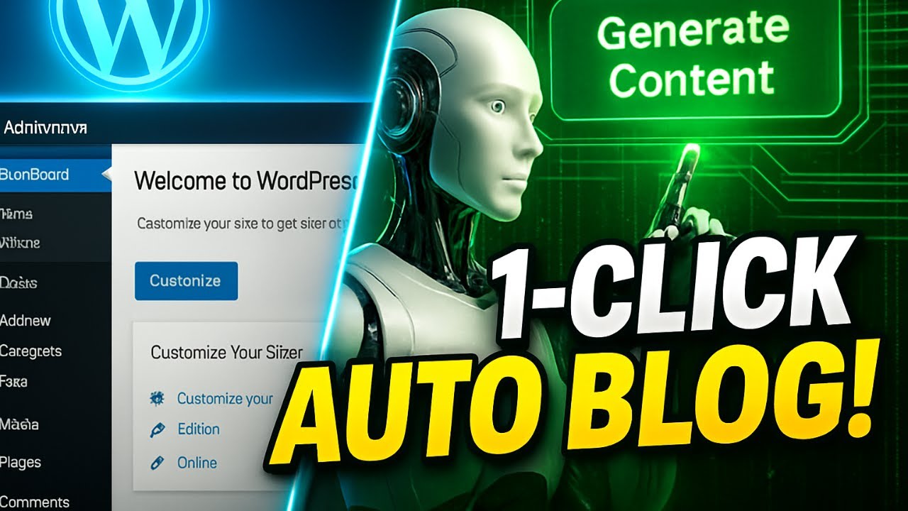 WordPress One-Click Auto Blogging with AI | Full Automation Guide 2025