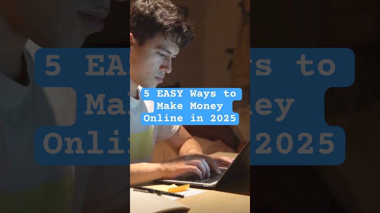 5 EASY Ways to Make Money Online in 2025! (Start Today) | Blair Finance  #money #makemoneyonline