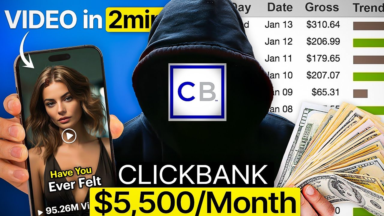 Create Realistic ClickBank Videos in 2 Minutes to Make ClickBank Affiliate Commisions
