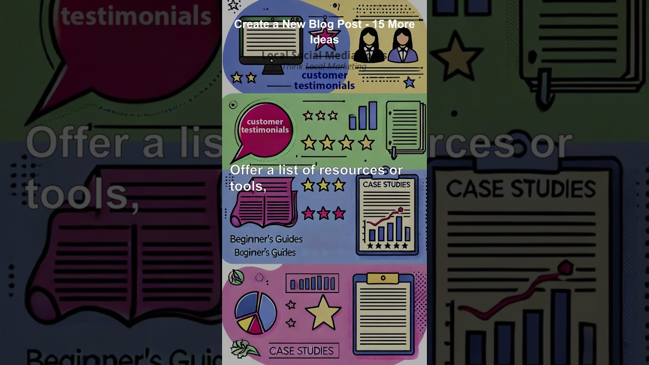 Digital Marketing - Day 17: Create a New Blog Post - 15 More Ideas