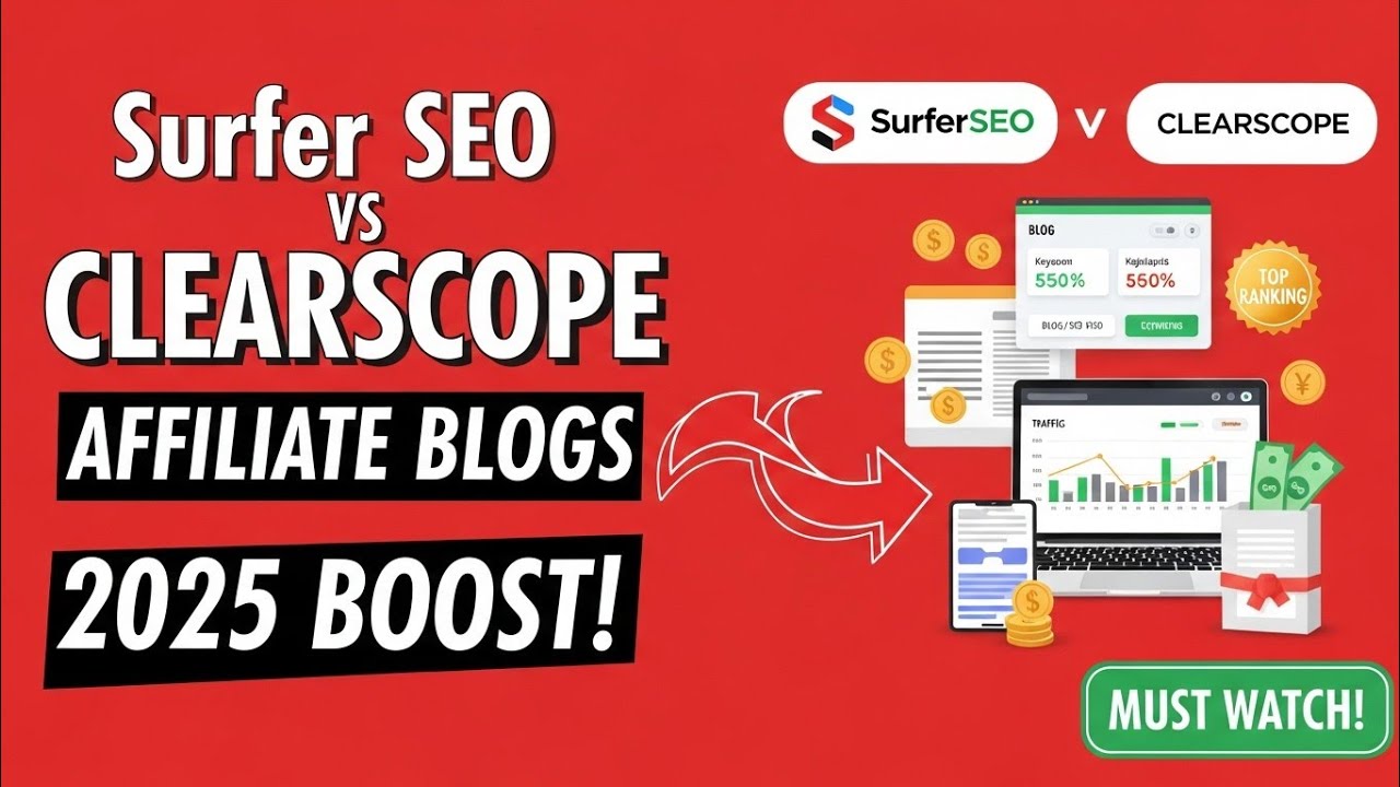 Make Money Online 2025: Surfer SEO vs Clearscope for Affiliate Blog Optimization