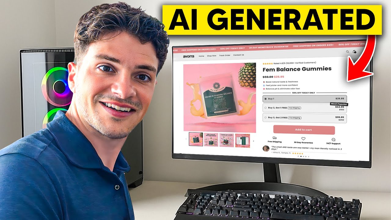 My $1,000 Per Day AI Dropshipping Store! (Copy It)