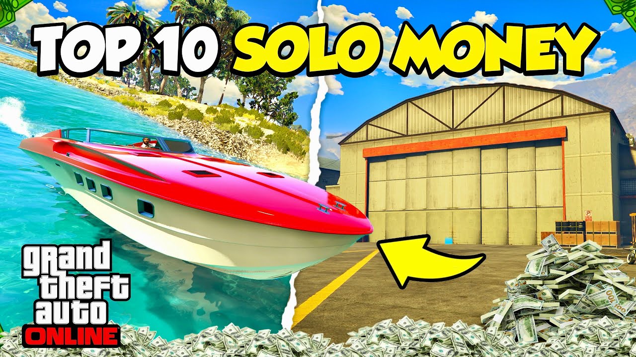 TOP 10 BEST SOLO WAYS To Make MILLIONS in GTA 5 Online!