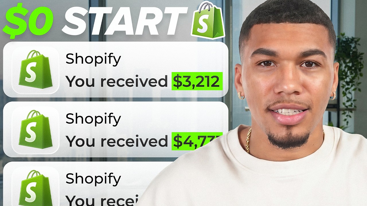 How I’d Start Dropshipping on Shopify with $0 in 2026