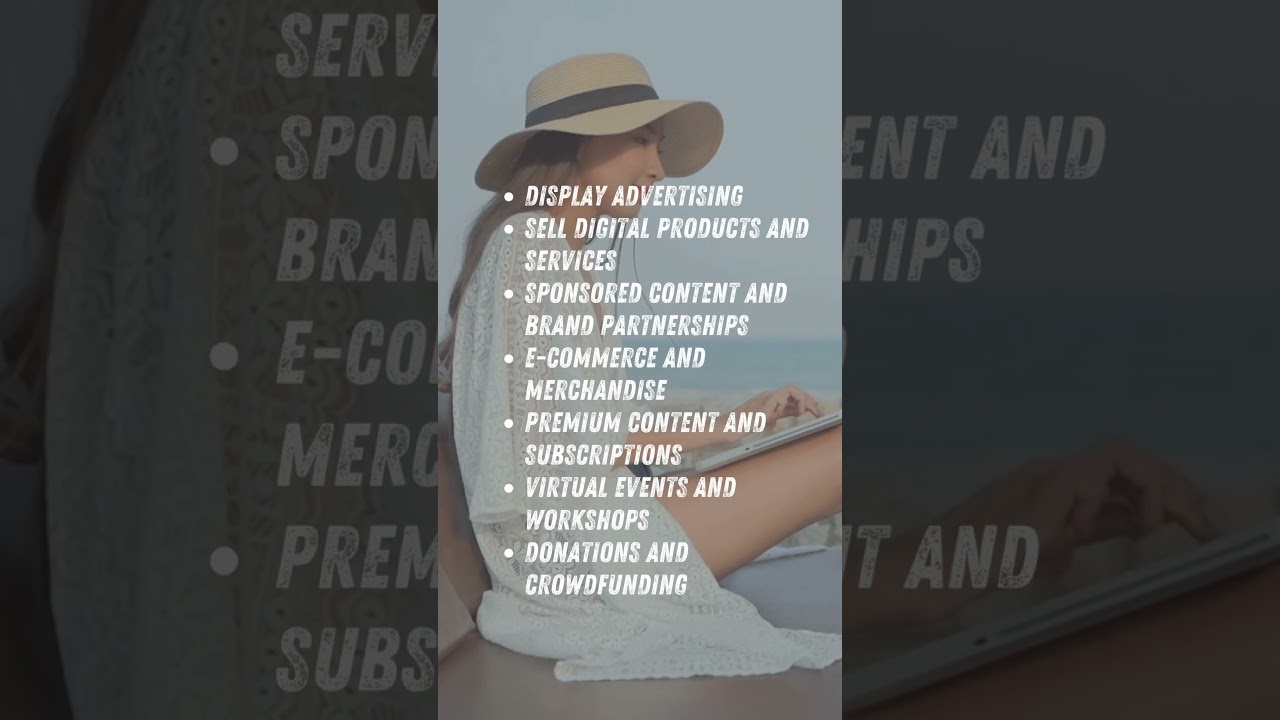 7 Best Ways to Make Money from Your Blog #blogging #makemoneyonline #earnmoneyonline #shorts