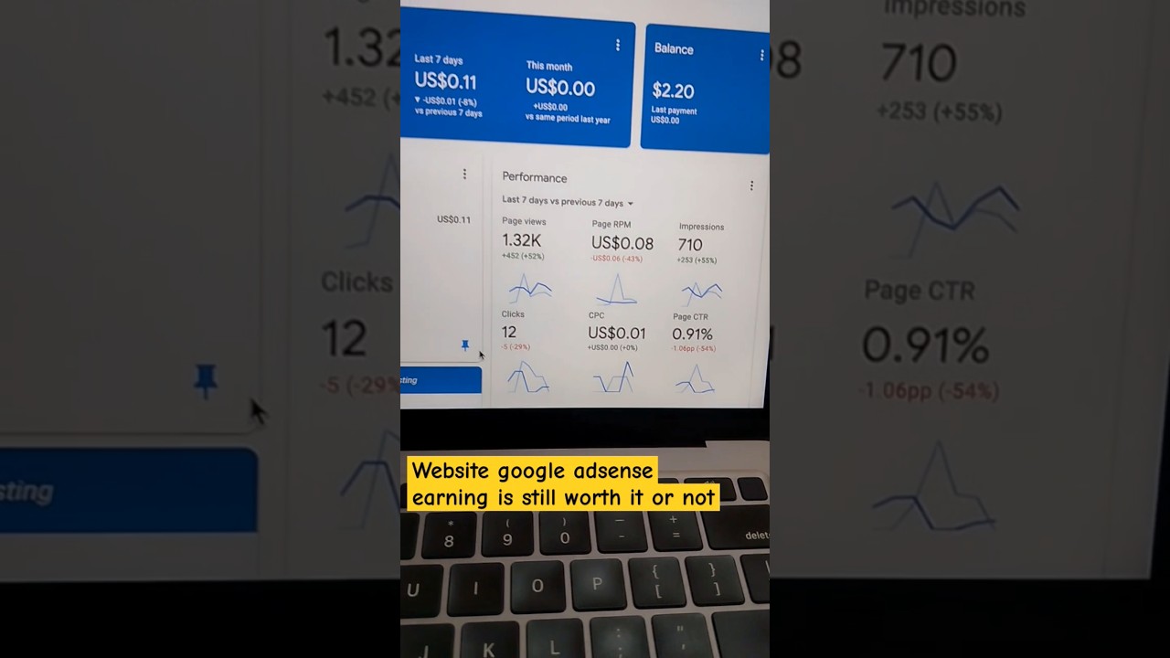 Blogging google adsense earning online money in 2025 #shorts #adsense #blogging